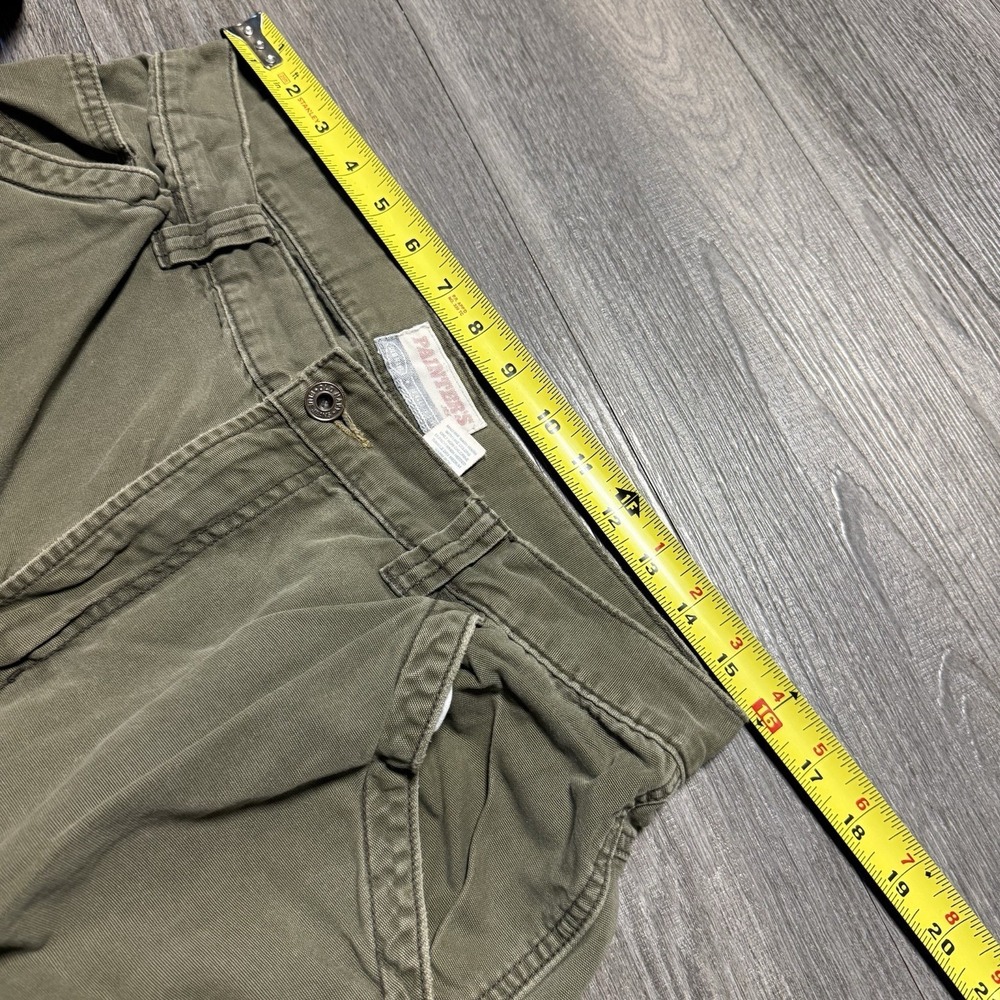 VTG Old Navy Workwear Pants Mens 33x32 Army Green Fade Canvas 90s Skater Y2K - Picture 5 of 6